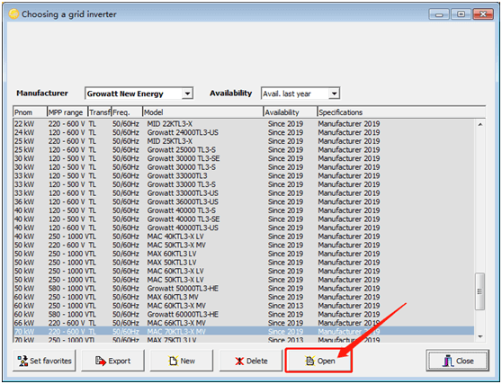 wrijving Hoe Gemarkeerd PVsyst Software Import Growatt Inverter Introduction